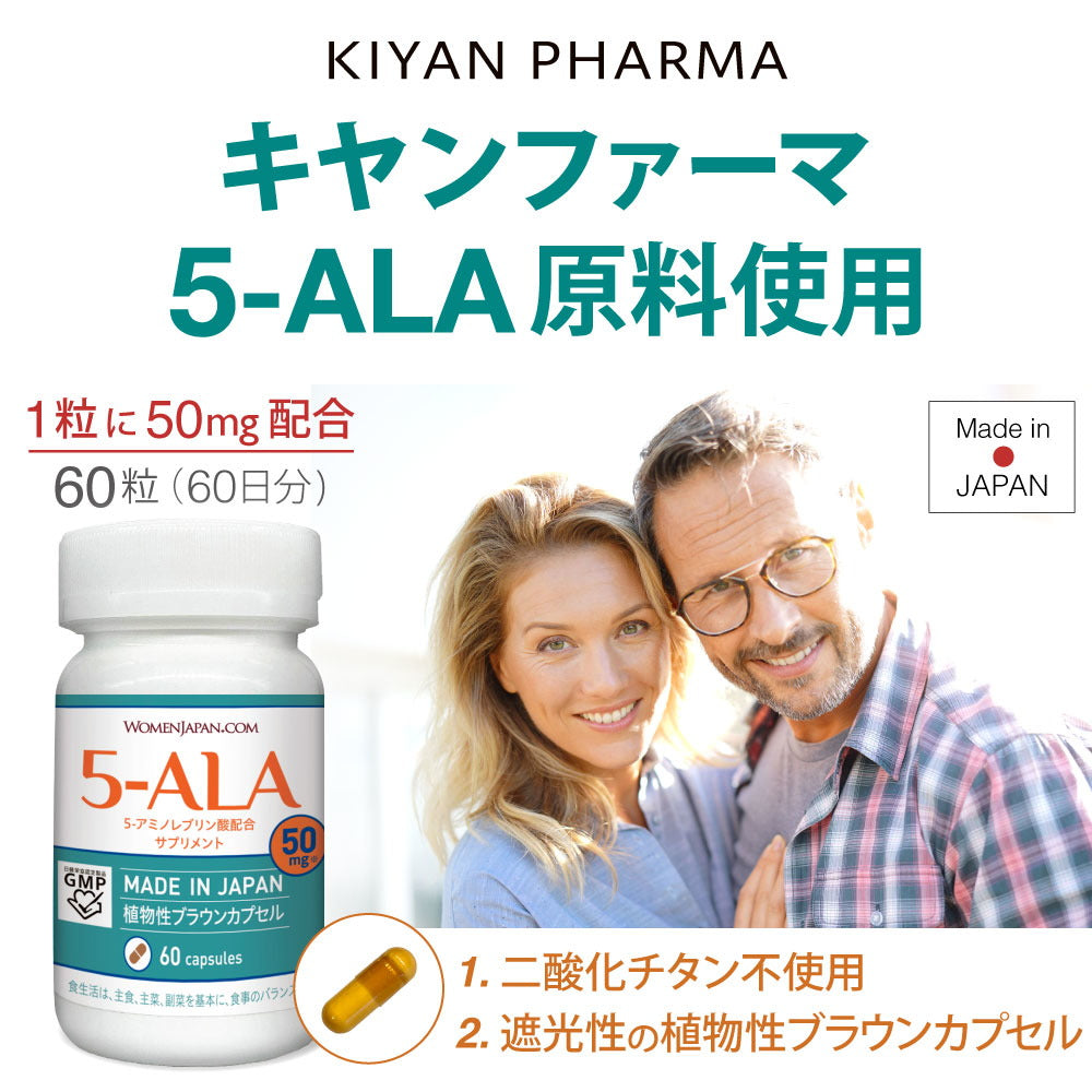 キヤンファーマ(旧ネオファーマジャパン)最新製品 5-ALA 50mg アミノ酸